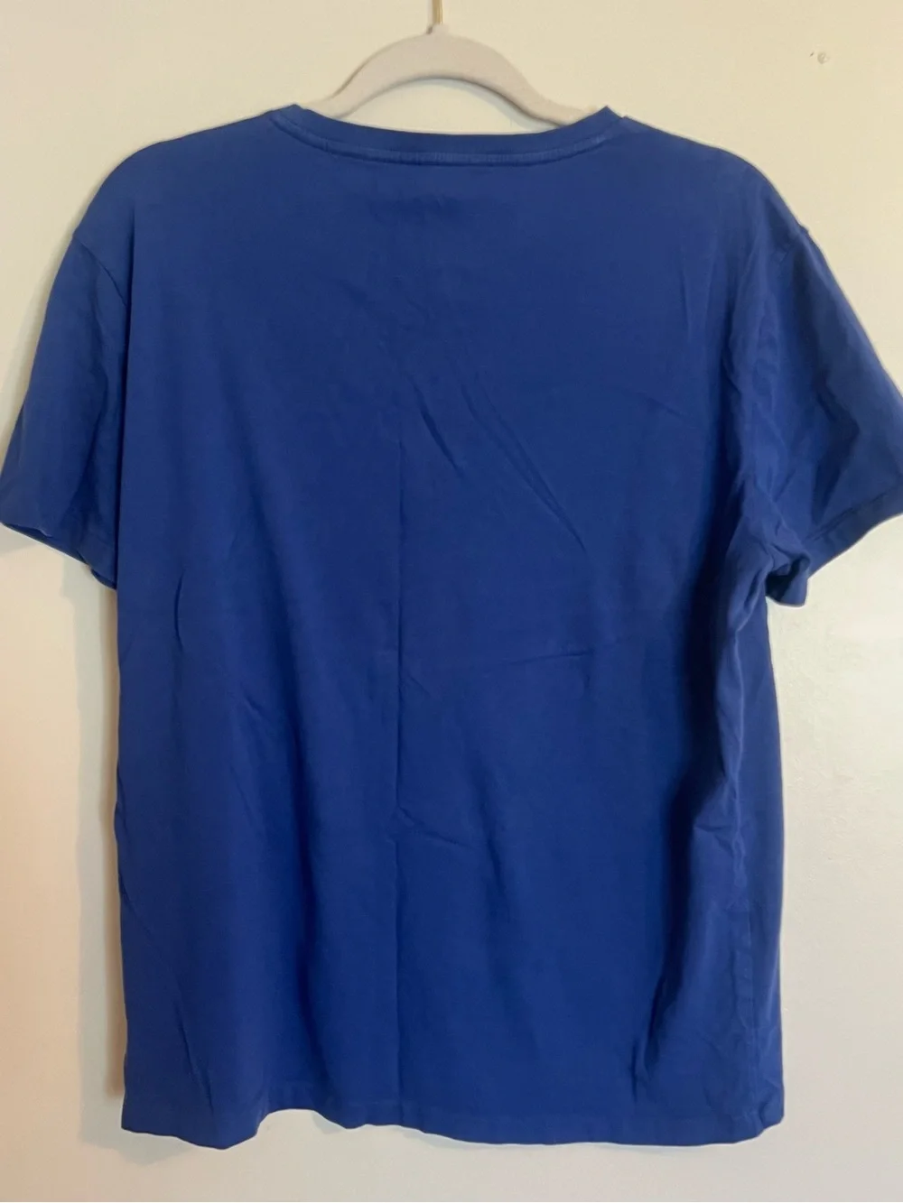 Polo by Ralph Lauren V-Neck Tee in Royal Blue with Yellow Pony
